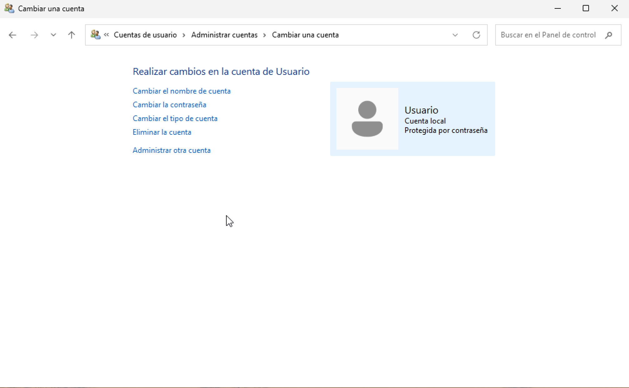 Eliminar usuario