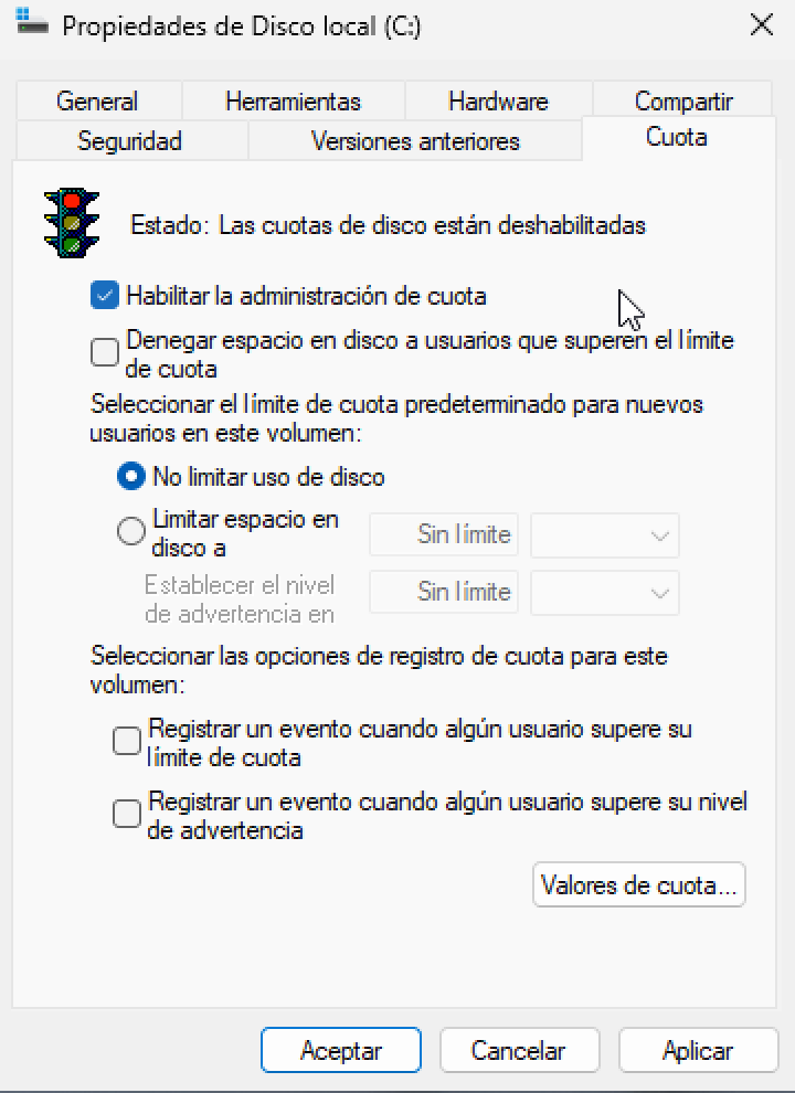 Cuotas de disco